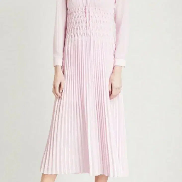 [BUNJANG] Maje Chiffon Pleated Dress / 마쥬 쉬폰 플리츠 원피스 (55)