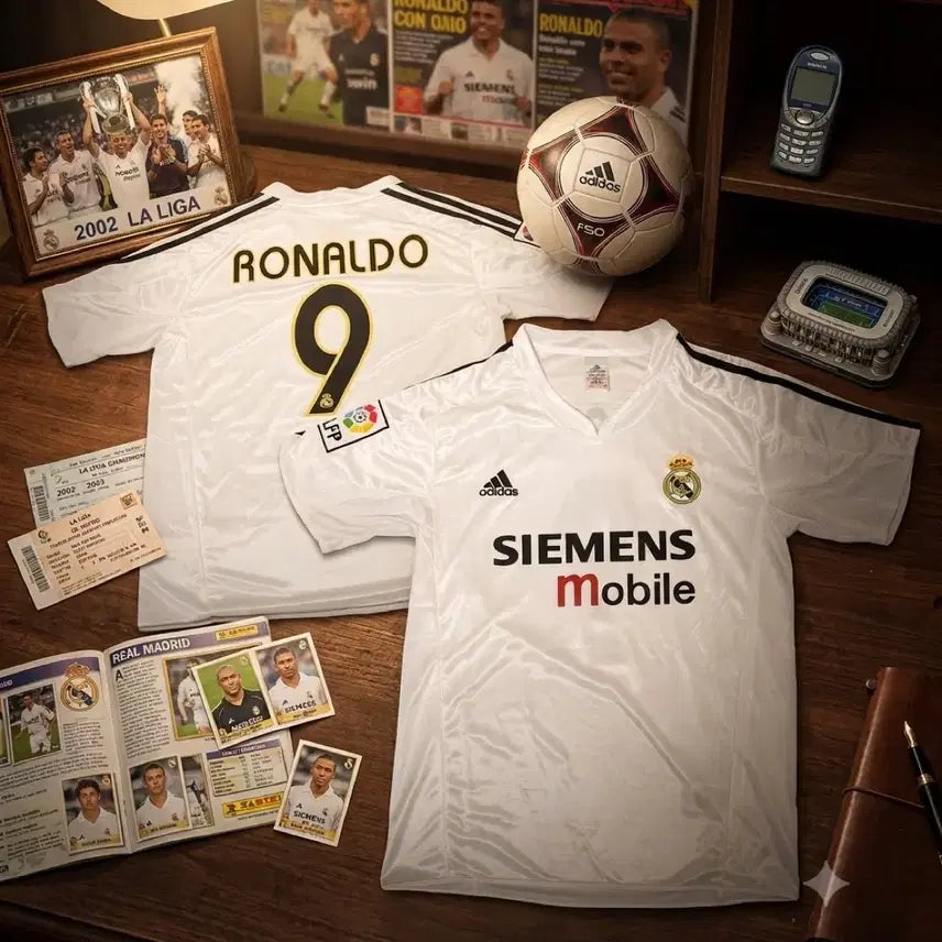 [BUNJANG] Real Madrid 03/04 Ronaldo Short Sleeve Jersey / 라리가 03/04 레알마드리드 호나우도 반팔 유니폼 팝니다