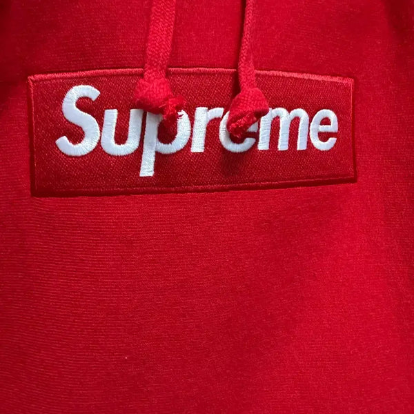 [BUNJANG] Supreme Box Logo Hooded Sweatshirt Red FW23 / 슈프림 박스로고 후드 스웨트셔츠 레드 - 23FW 엑라