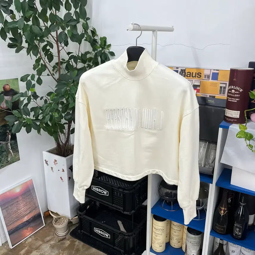 [BUNJANG] Juun.J Women's Cropped Sweatshirt / 준지 우먼 크롭 맨투맨 36