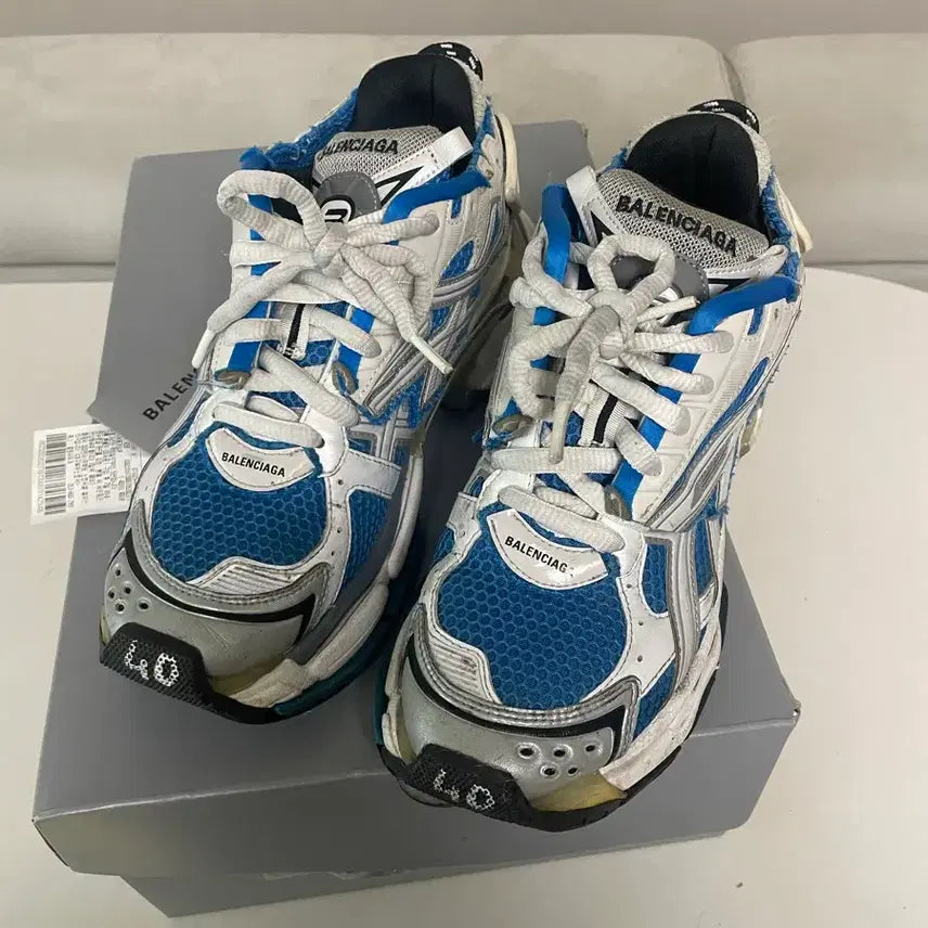 [BUNJANG] Balenciaga New Runner Sneakers Blue / [40EU]발렌시아가 뉴러너 블루 스니커즈