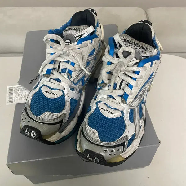 [BUNJANG] Balenciaga New Runner Sneakers Blue / [40EU]발렌시아가 뉴러너 블루 스니커즈