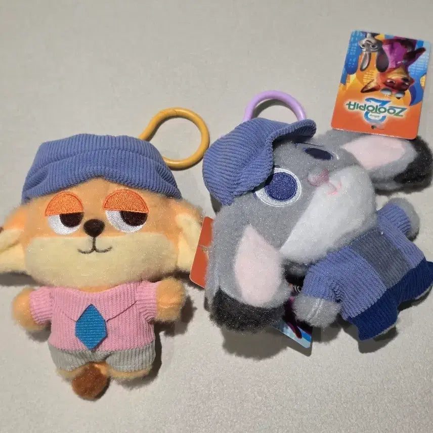 [BUNJANG] Zootopia Character Plush Keychain Bundle / [네고칼차단] 주토피아 인형 키링 일괄