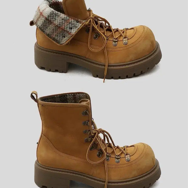 [BUNJANG] Timberland-Style Leather Mid-Top Walker Boots (Size 43) / 팀버랜드맛 소가죽 워커 43size