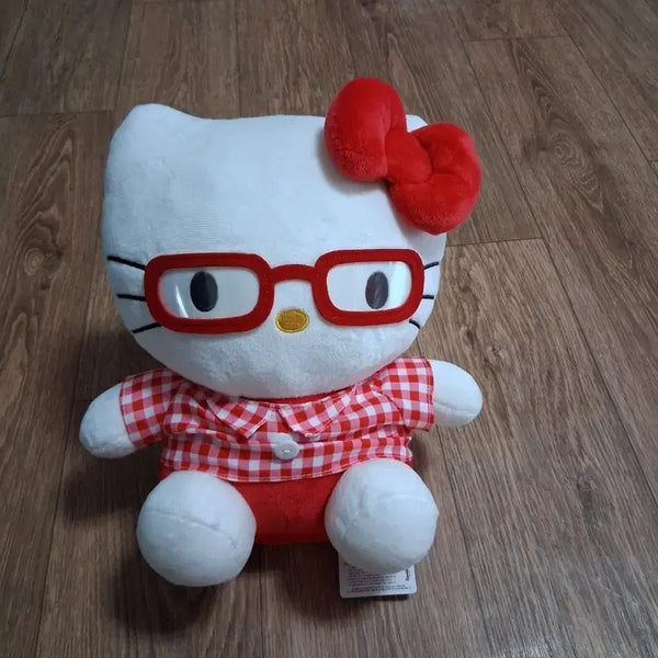 [BUNJANG] Sanrio Hello Kitty Nerd Plush Medium / 산리오 헬로키티 봉제인형 너드/중형(무료배송)
