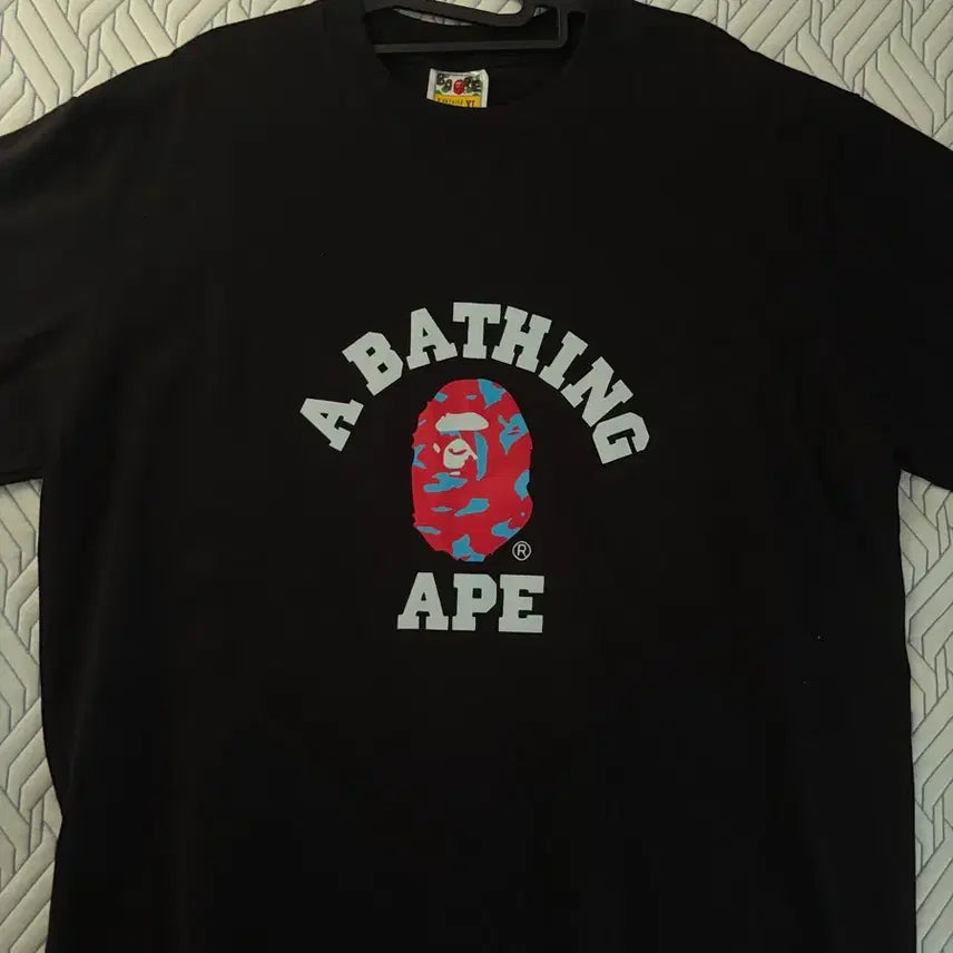 [BUNJANG] BAPE Short Sleeve T-Shirt Black / 베이프 반팔