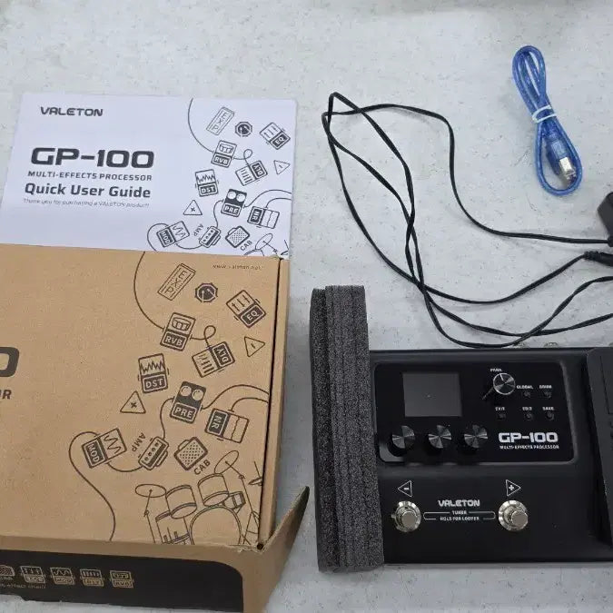 [BUNJANG] Valeton GP-100 Guitar Multi-Effects Pedal / 베일톤 기타 멀티 이펙터 GP-100 GP100