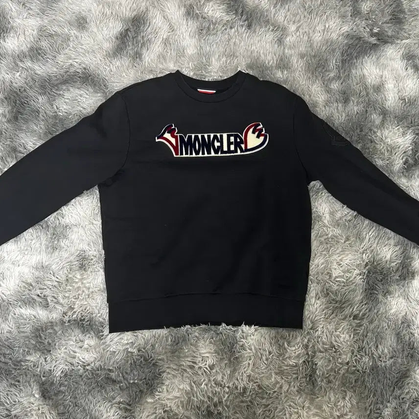 [BUNJANG] Moncler Embroidered Sweatshirt Size 2 (L) / 몽클레어 빅자수 맨투맨