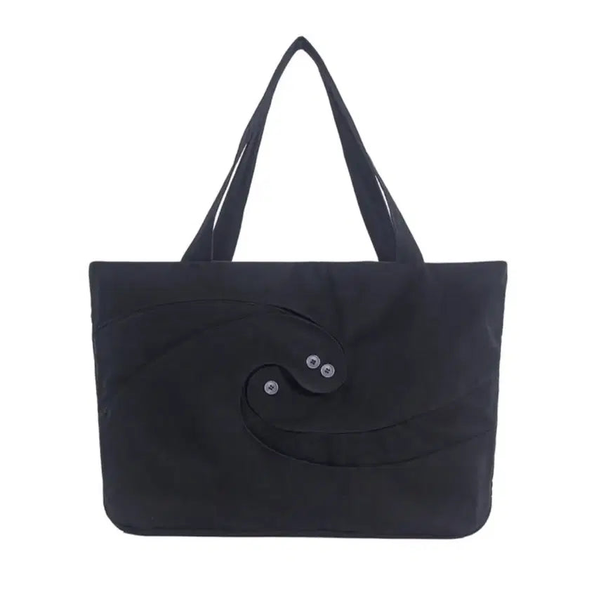 [BUNJANG] Daycallme 051 Spiral Tote Bag Black / 데이콜미 051-Spiral Tote Bag Black