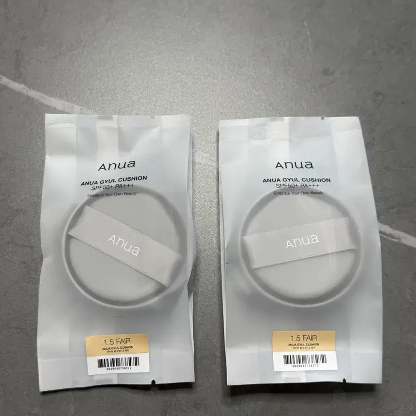 [BUNJANG] Anua Air Cotton Cushion Refill (Tone 1.5 Fair) - Set of 2 / 아누아 결쿠션 리필 1.5 페어 2개 일괄