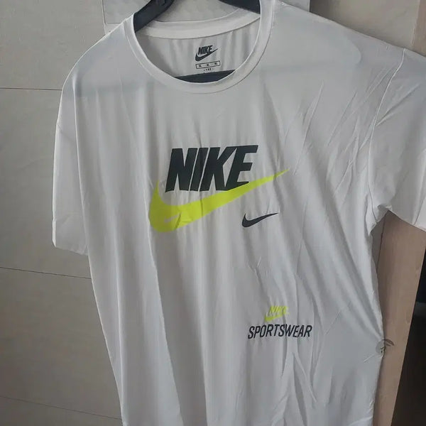 [BUNJANG] Nike Cooling Fabric Short-Sleeve T-Shirt XL White / 나이키 냉감원단 반팔티 XL  새상품 화이트