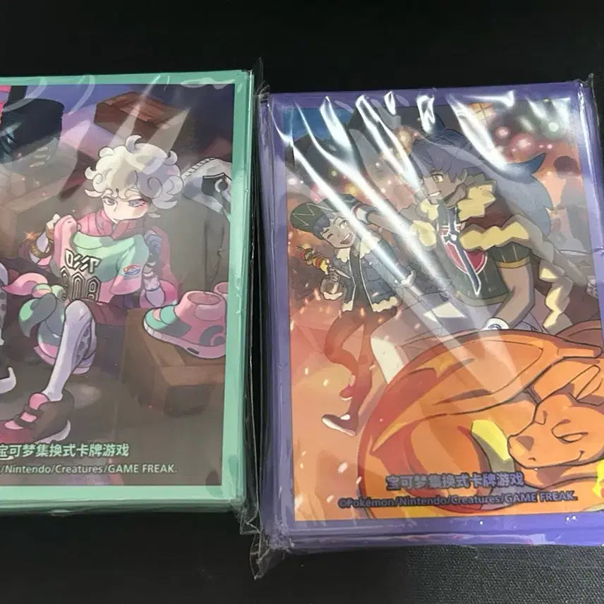 [BUNJANG] Pokemon Card Standard Sleeves - Dandel & Bipa - 60 Count Bundle / 포켓몬카드 중판 슬리브 단델, 비파 60장씩 일괄