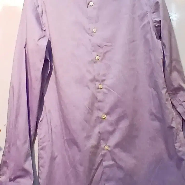 [BUNJANG] Club Monaco Men's Wrinkle Free Cotton Shirt - Lavender / 클럽 모나코 셔츠 라벤더