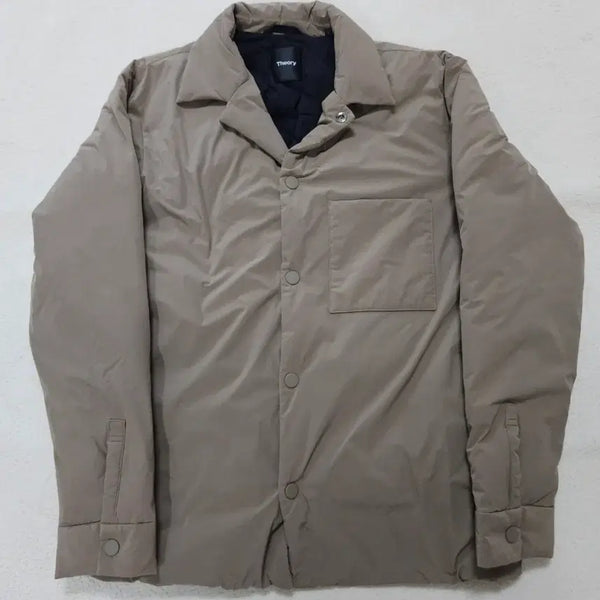 [BUNJANG] Theory Quilted Padded Jacket Beige / 띠어리 퀼팅 베이지 패딩 급처