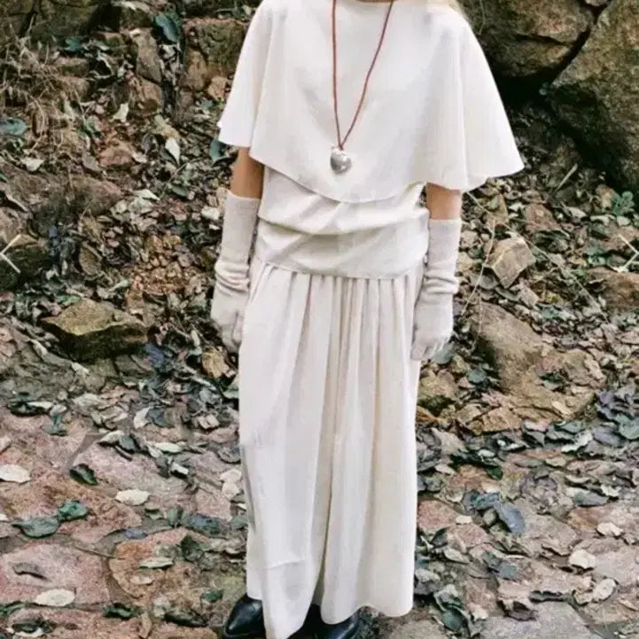 [BUNJANG] MONOHA Soft Flow Shirring Skirt / 모노하 soft flow shirring skirt