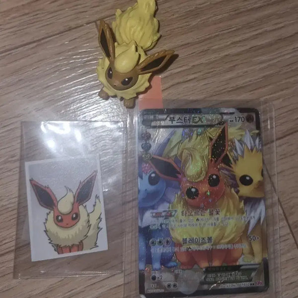 [BUNJANG] Pokemon Booster Goods Set (Sealed Cards, Shiny Painted Gacha, Proof Photos) / 네고,개별O)포켓몬스터 부스터 굿즈 세트 심쿵카드이로치도색가챠증명사진센터