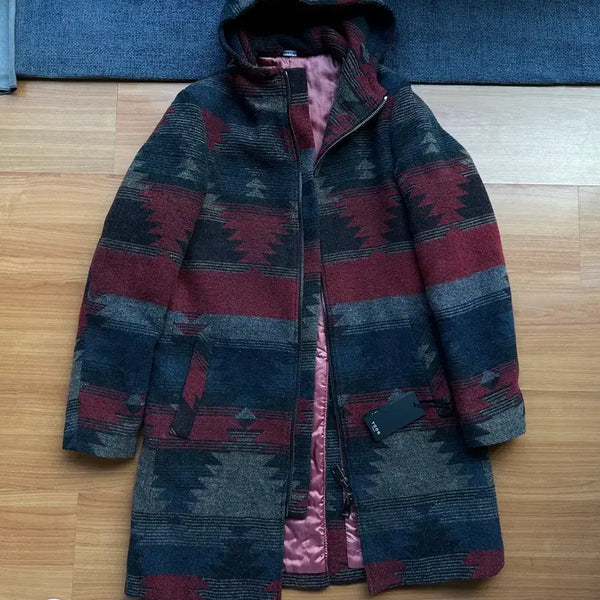 [BUNJANG] Yoon (YOON) Made in Italy Flannel Hooded Coat / 윤(YOON) 개체 최고 이태리 명품 플란넬 후드 코트 새상품