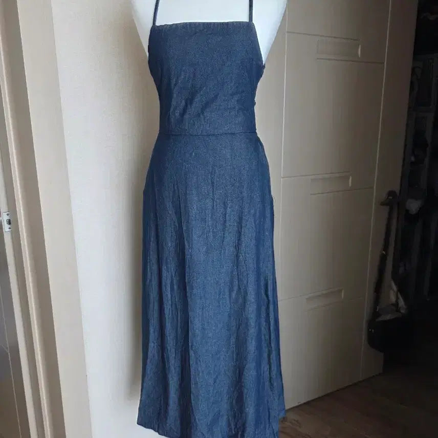 [BUNJANG] Denim Long Dress / 데님 롱 원피스