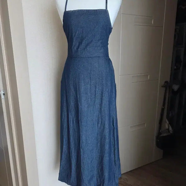 [BUNJANG] Denim Long Dress / 데님 롱 원피스