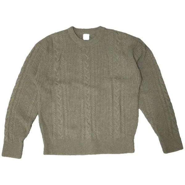 [BUNJANG] SEIG Olive Knit Sweater Size 100 / 지이크(SEIG) 니트 올리브