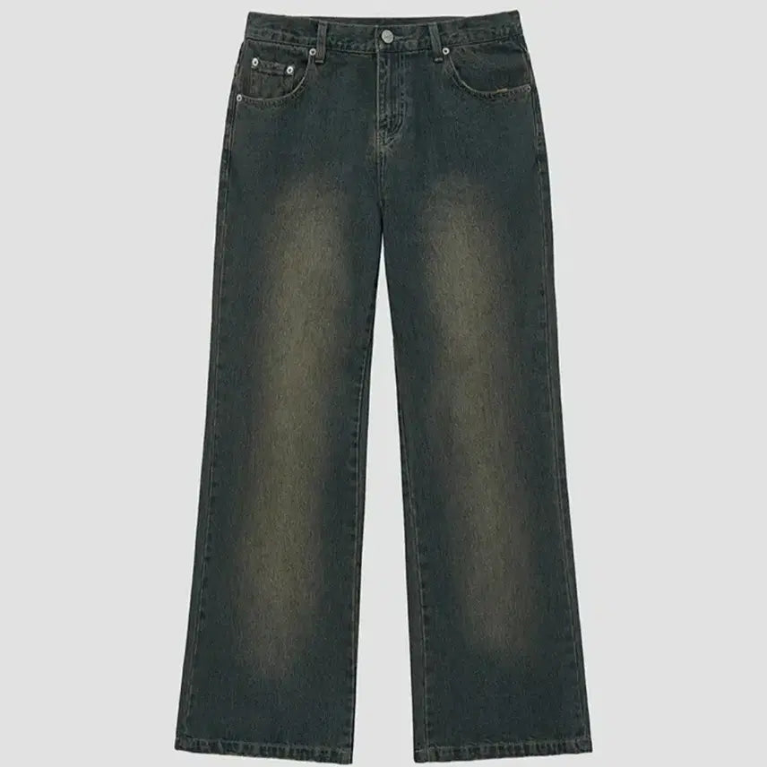 [BUNJANG] Noier Distressed Flare Denim Pants Vintage Blue 50 / 노이어 플레어 데님팬츠(빈티지블루) 50