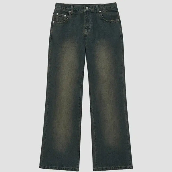 [BUNJANG] Noier Distressed Flare Denim Pants Vintage Blue 50 / 노이어 플레어 데님팬츠(빈티지블루) 50