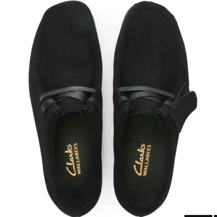 [BUNJANG] Clarks Wallabee Black Suede Shoes / 클락스 왈라비 블랙 235
