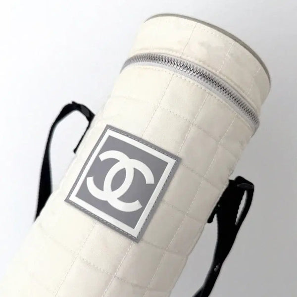 [BUNJANG] Chanel Sports Line Quilted Tumbler Bag / 샤넬 스포츠라인 런닝 텀블러백 퀼팅 보틀 파우치 물병 홀더가방 크로스백