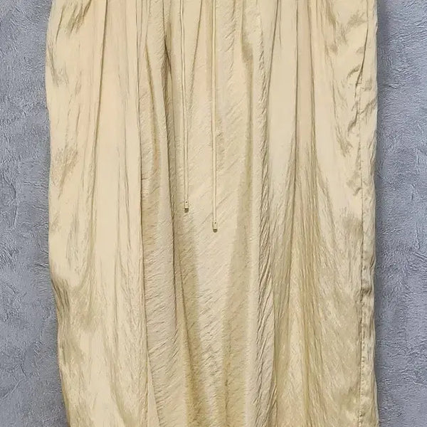 [BUNJANG] System Long Skirt Mustard / 시스템스커트