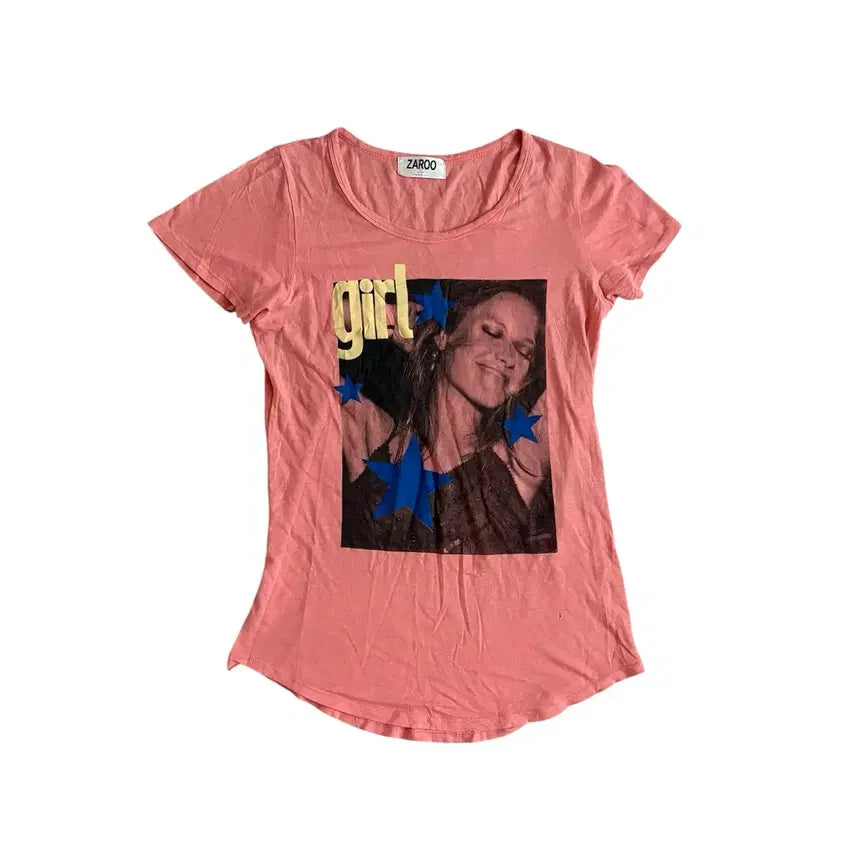 [BUNJANG] Vintage Y2K One-Shoulder Short-Sleeve T-Shirt / Vintage y2k 원숄더 반팔 T