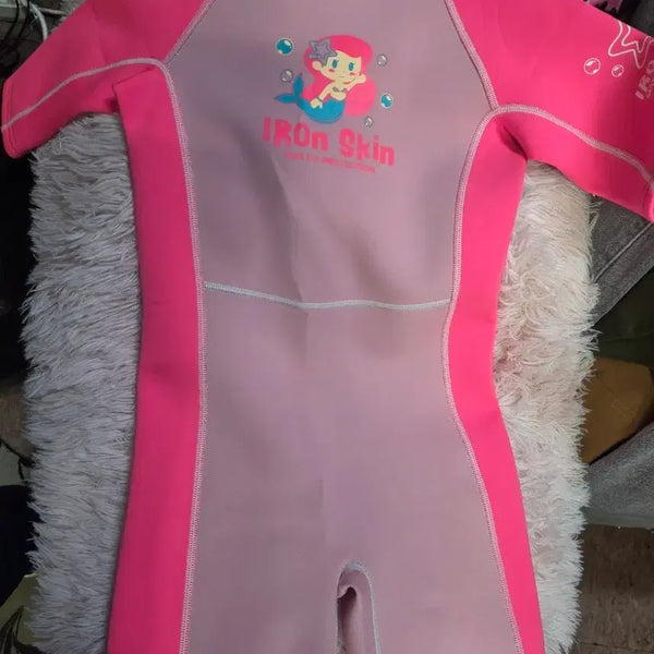[BUNJANG] Iron Skin Kids Rash Guard (2-Piece Bundle) / 8~9세 ( 2종 일괄 ( 반팔래쉬가드 .  아동