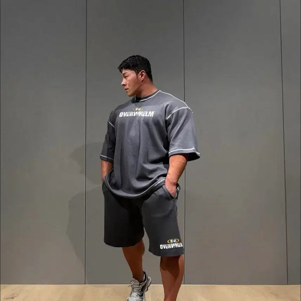 [BUNJANG] 압도 (Overwhellem) Waffle Shorts / 압도 overwhelem 와플 반바지 ovwm 2사이즈