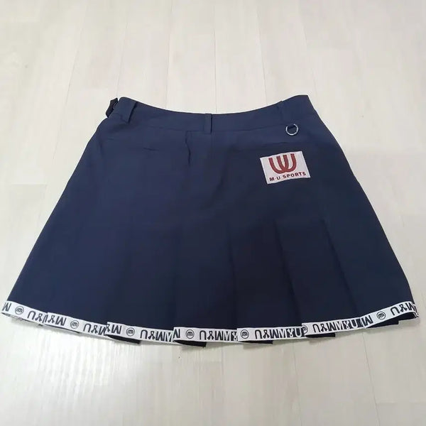[BUNJANG] MU Sports Pleated Golf Skirt / (MU스포츠)주름골프치마(세탁완료)