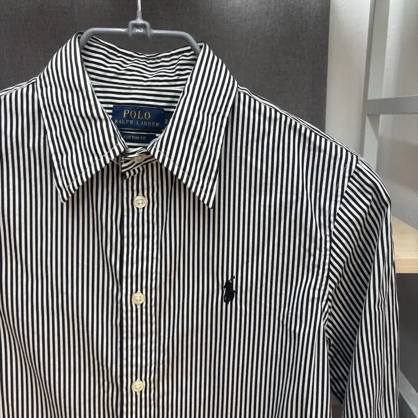 [BUNJANG] Polo Ralph Lauren Striped Shirt Size 2 / 폴로 랄프로렌 스트라이프 셔츠