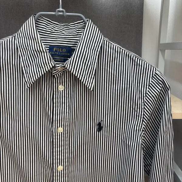 [BUNJANG] Polo Ralph Lauren Striped Shirt Size 2 / 폴로 랄프로렌 스트라이프 셔츠
