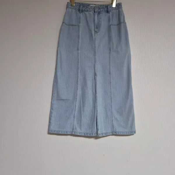 [BUNJANG] Miniten Washed Denim Long Skirt / 미쏘2023워싱 데님 롱스커트26~27