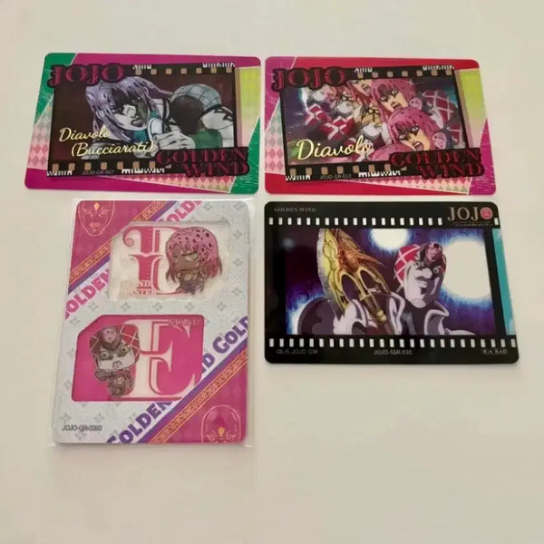 [BUNJANG] JoJo's Bizarre Adventure: Golden Wind Diavolo Trading Card Bundle Set / 일괄 죠죠의 기묘한 모험 트레이딩 카드 디아볼로 세트 황금의 바람