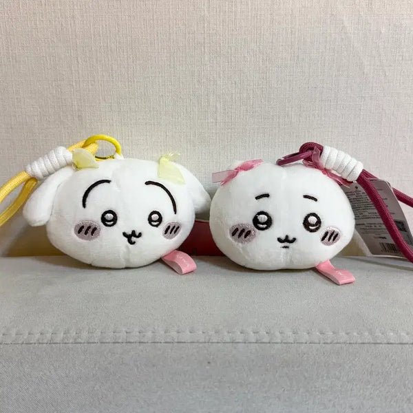 [BUNJANG] Chiikawa Face Plush Keychain / 치이카와 페이스 얼굴 인형 키링 가방걸이 새상품