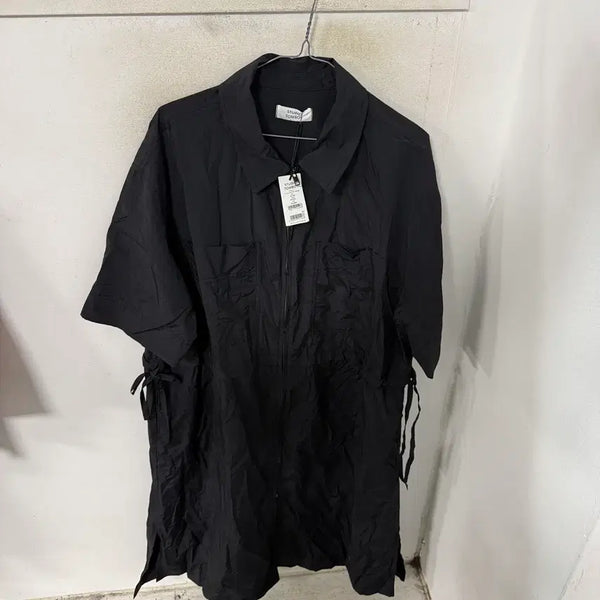 [BUNJANG] Tomboy Shirt Dress Black / 새상품 톰보이 셔츠원피스