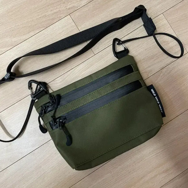 [BUNJANG] WILD WILD WEST Sacoche Olive / 와일드와일드웨스트 사코슈 올리브드랩