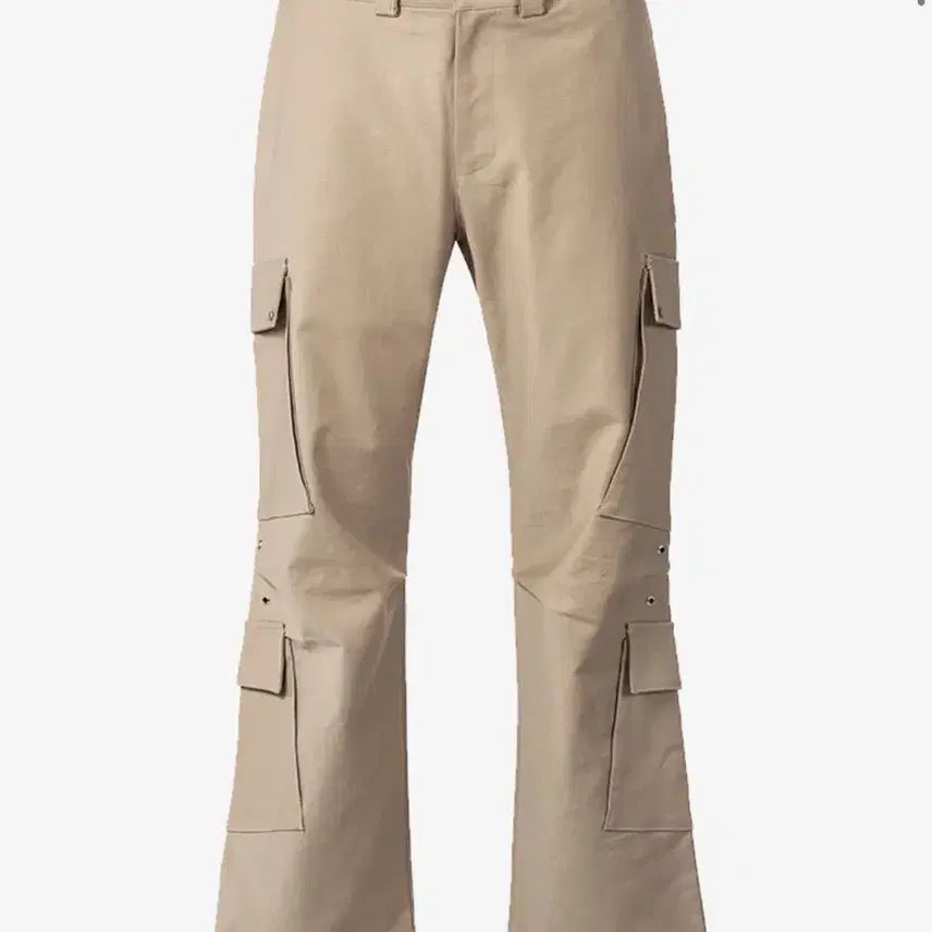 [BUNJANG] Blue Sun Flower Semi-Wide Cargo Pants (Beige, L) / [L] 블루썬플라워 세미와이드 카고팬츠 베이지