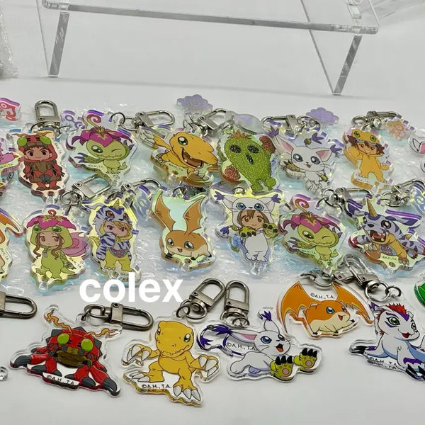 [BUNJANG] Digimon Aurora Digimon Chocolate Acrylic Keychain Bundle Set / 디지몬 아크릴 키링 일괄
