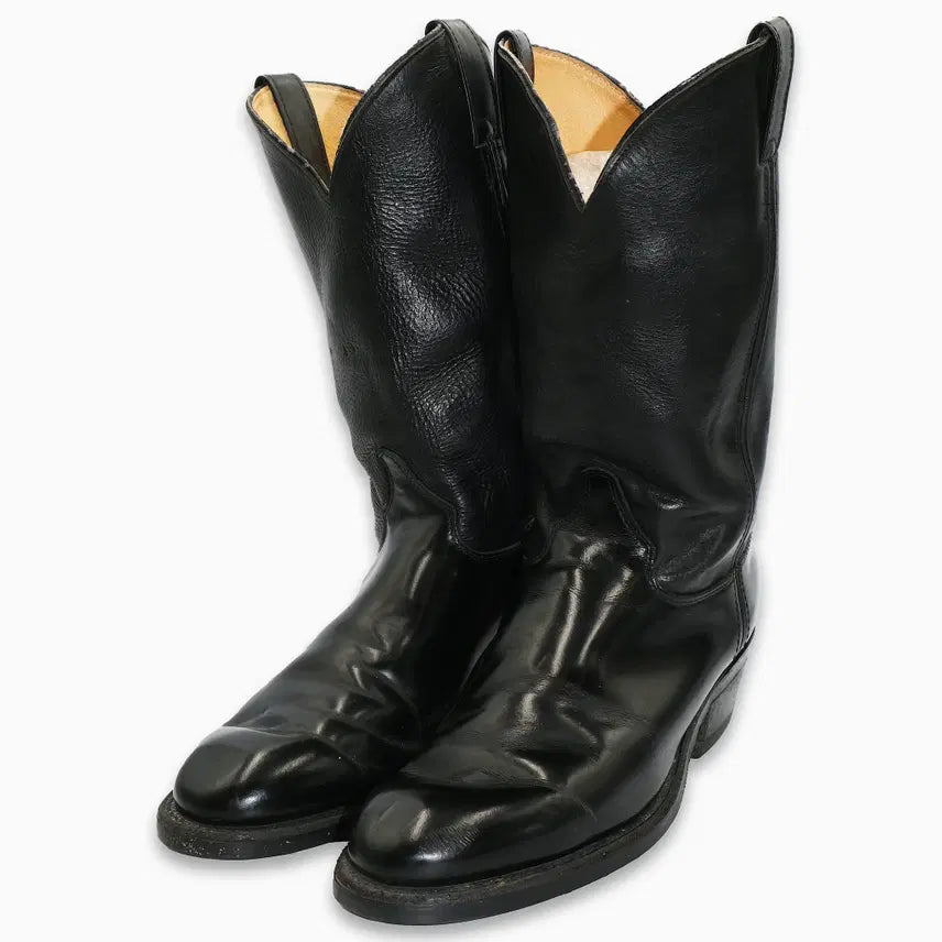 [BUNJANG] Justin Western Leather Boots Size 9.5E (275) Vibram Sole / 빈티지 저스틴 웨스턴 레더 부츠 9.5E (275)사이즈 BT27515