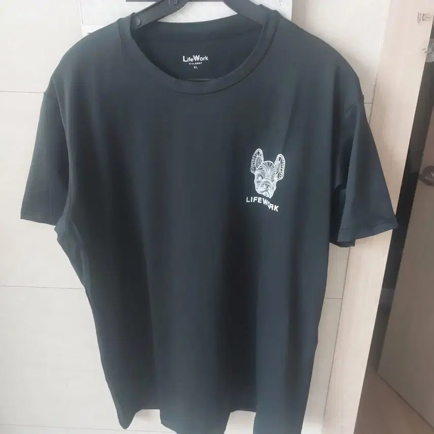 [BUNJANG] LifeWork French Bulldog Cold T-Shirt XL New / 라이프워크 냉감 반팔티 프렌치불독 XL 새상품