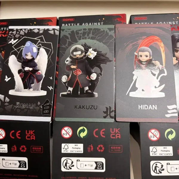 [BUNJANG] Popmart Naruto Akatsuki Conan, Kakuzu, Hidan Bundle Set Unsealed / 나루토 팝마트 아카츠키 코난+카쿠즈+히단 일괄 미개봉 새상품입니다