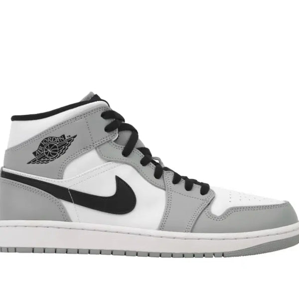[BUNJANG] Air Jordan 1 Mid Grey White Black Sneakers / 조던1 미드 그레이 화이트 블랙