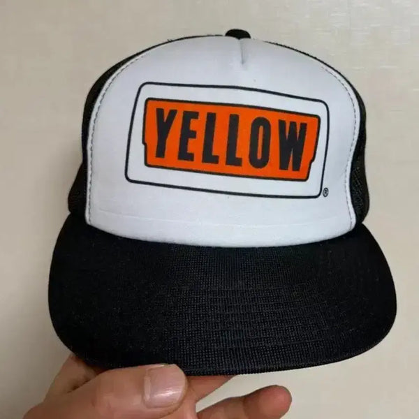 [BUNJANG] Vintage Yellow Trucker Cap / 빈티지 트러커캡