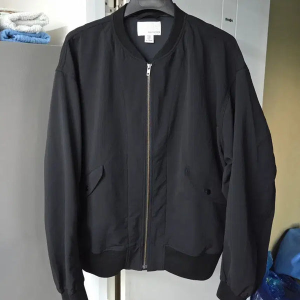 [BUNJANG] nanamica Black Bomber Jacket XL / (XL) 나나미카 블랙 봄버 자켓