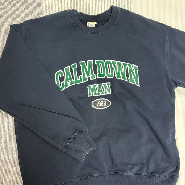 [BUNJANG] Chimchakman Sweatshirt Navy Size 3 / 침착맨 맨투맨 네이비 3사이즈