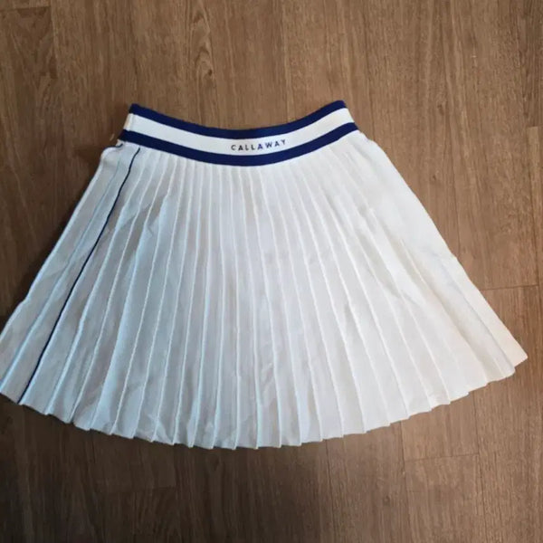 [BUNJANG] Callaway Golf Pleated Skirt - White (Size S) / 정품) 캘러웨이 골프스커트(미착용정가 15만)
